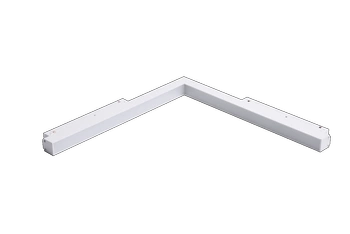 Oprawa szynowa SAGA TRACK MAGNETIC CORNER B 24W MILKY120 3000K WH (AZ4618) - Azzardo