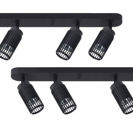 VERTICAL BLACK SPOT 6xGU10 (ML0297) - Milagro