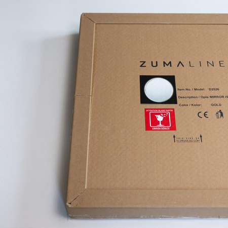 LUSTRO LED 60 CM ZŁOTE/GOLD (D2526) - Zuma Line