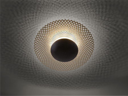 NEVIS LAMPA SUFITOWA RDZA/ZŁOTY (6551-48) - Paul Neuhaus