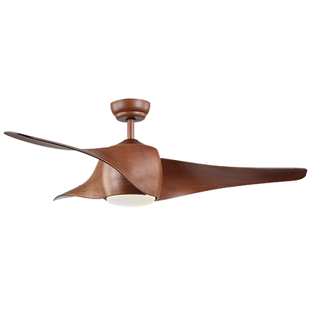 Wentylator sufitowy 40W z drewnianymi łopatkami i zdalnym sterowaniem 15W (3000K-4000K-6000K) (20256 Zambelis)