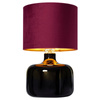 Lampa stojąca LORA CZARNY/BORDO (41058111) - KASPA