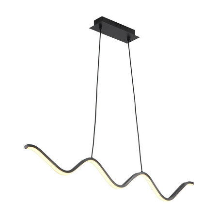 Lampa wisząca ZIGZAG LED czarna 90 cm (ST-MD240602 BLACK) - Step into Design