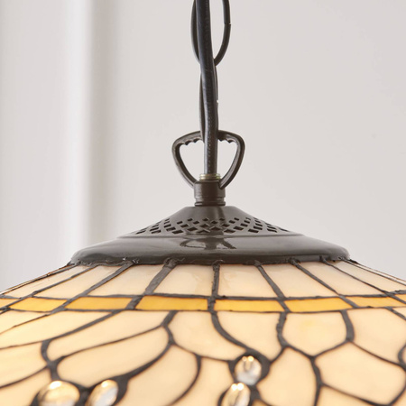 Lampa Wisząca Dragonfly beige (64079) Tiffany
