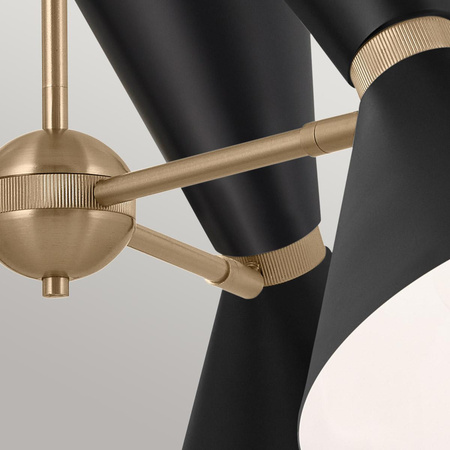 Żyrandol Phix - 6 źródeł światła - Szampański brąz (KL-PHIX-3-CBB) - Elstead Lighting