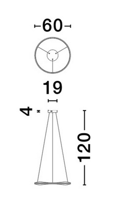 Lampa wisząca wewnętrzna SATIPO (LE44470) - Luces Exclusivas