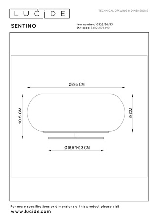 SENTINO (10525/30/53) - Lucide