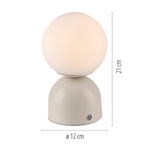 RUDI LAMPA STOŁOWA BEŻOWA (19218-39) - Paul Neuhaus