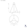 Lampa wisząca LIGHT LINE 66 (0093.31.CR DIM) - Vivida