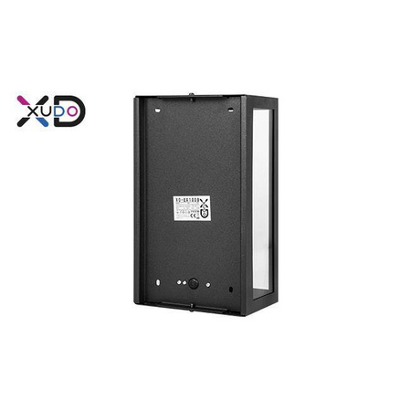Kinkiet E27 LED IP44 Glass czarny (XD-QA100B) - Xudo