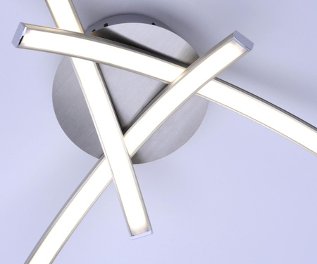 VALERIE LAMPA SUFITOWA STALOWY (15341-55) - Paul Neuhaus