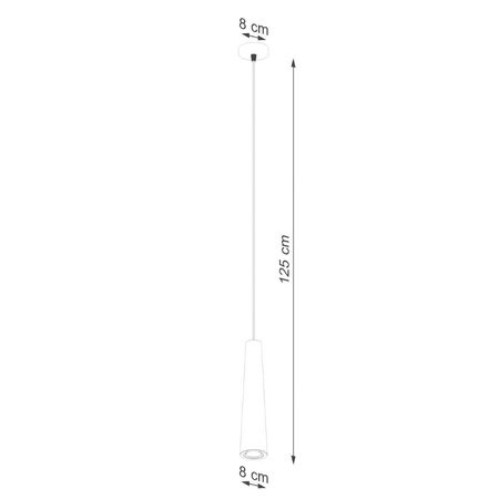 Lampa wisząca ELECTRA beton (SL.1347) - Sollux Lighting