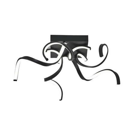 Lampa sufitowa STELO czarna (20031CL-BK) - Zuma Line