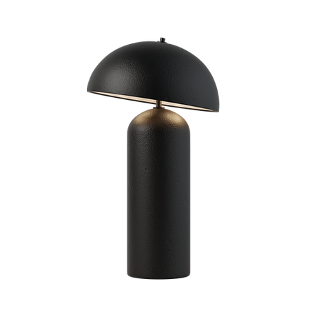 TABLE LIGHT 2XE27 MAX 40W CERAMIC BLACK (23006 Zambelis) - Zambelis