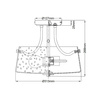 Lampa sufitowa Hollister (QZ-HOLLISTER-SF-PN) - Elstead Lighting