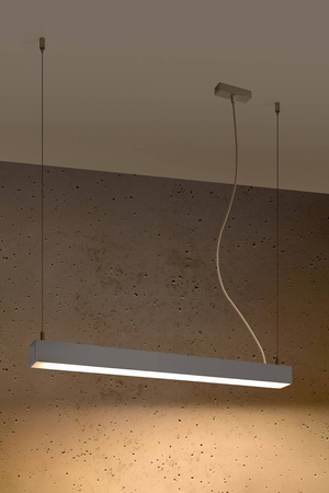 Lampa wisząca PINNE 67 szara 3000K (TH.031) - Thoro Lighting