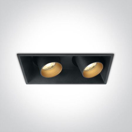 SKITI 2 wpust regulowany czarny (51211C/B/W) - One Light