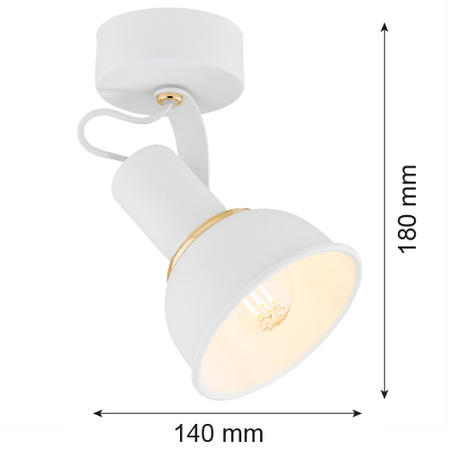Kinkiet 1 pł. TWIST (4899) - Argon