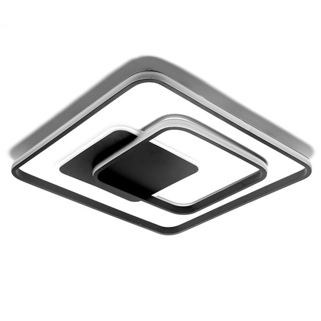 LAMPA SUFITOWA PLAFON LED LINIE I KWADRATY 88W + PILOT DL-G04 QUADRA - DomenoLED