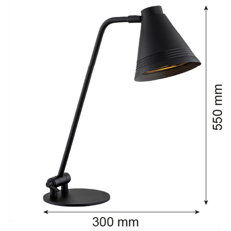 Lampa biurkowa 1 pł. AVALONE (8002) - Argon