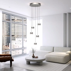 Lampa wisząca piątka okrągła QUIBERON (5039-503) - 