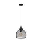 Lampa wisząca STRAITON czarna Ø280(49736 - Eglo) - żyrandol