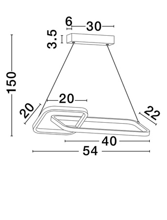 Lampa wisząca wewnętrzna CHULUMANI (LE44826) - Luces Exclusivas