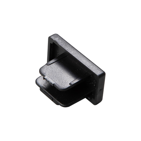 Zasilanie + Zaślepka Do Szynoprzewodu Czarny 1-Obwodowy (ML2141) - Milagro