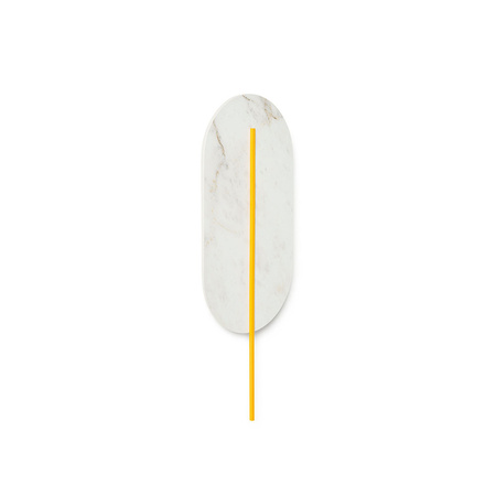 ROKKE STONE biała lampa ścienna / kinkiet z ozdobnym detalem (RKS21020) - Ummo
