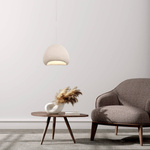 PENDANT LAMP E27 MAX 15W FIBERGLASS (23160 Zambelis) - Zambelis