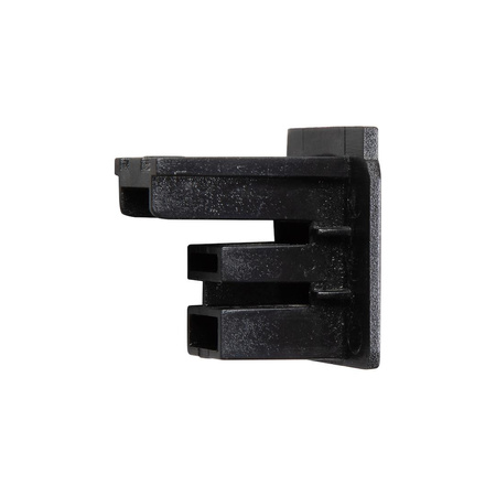 Zasilanie + Zaślepka Do Szynoprzewodu Czarny 3-Obwodowy (ML2139) - Milagro