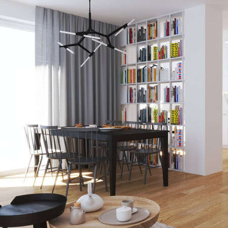 Lampa wisząca STICKS-10 czarna (ST-1001-10 black) - Step into Design