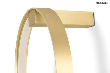 MOOSEE lampa ścienna CIRCLE WALL złota (MSE010400220) - Moosee