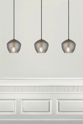 Lampa wisząca ORBIFORM Nordlux E27 40W Szkło Szary