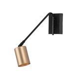 WALL LAMP 1XGU10 BLACK-GOLD (22228 Zambelis) - Zambelis
