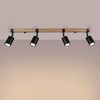 Plafon FAGER 4L czarny (SL.1346) - Sollux Lighting