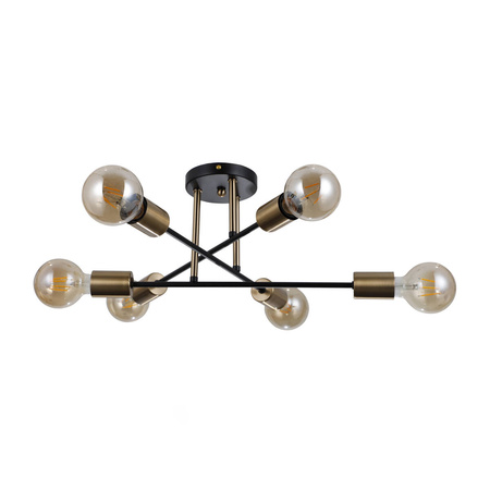 Lampa sufitowa Formio  (PND-4052-6-BL-HBR) - Italux