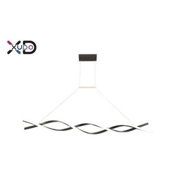 Żyrandol LED 37W 120cm 4000K czarny (XD-LA127B) - Xudo