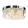 Plafon Crystal 5lt flush IP44 18W (35612) - Saxby