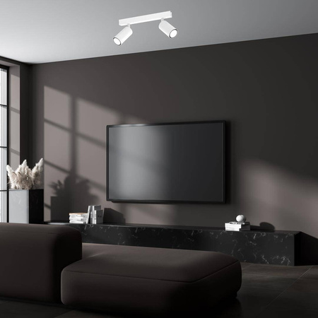 Lampa sufitowa HUDSON WHITE 2xGU10 (MLP8802) - Milagro
