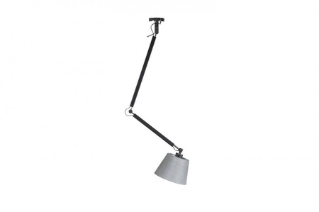  Lampa wisząca ZYTA S czarno - szara AZ1845+AZ2601