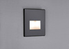 Oprawa przyschodowa EDGE LED kwadrat 1x1,2W 50lm 2700K 230V czarny matowy / tworzywo sztuczne (PL93094) - PAULMANN