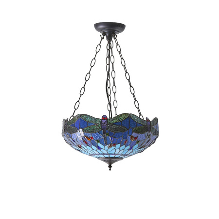 Lampa Wisząca Dragonfly blue (64075) Tiffany