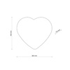 Kinkiet / lampa sufitowa HEART LEN (757) - TK Lighting