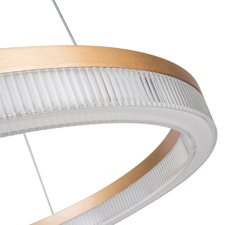 Lampa wisząca Midway Cristal duża (LP-033/1P L GD Cristal Triangle) - Light Prestige