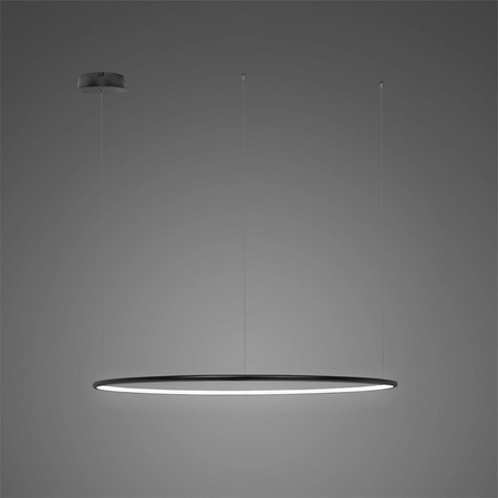 Lampa wisząca Ledowe Okręgi No.1 CO 80cm 3k czarna ściemnialna (LA073/CO_80_in_3k_black_dimm) - ALTAVOLA DESIGN
