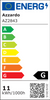 Lampa wpuszczana SLIM 15 ROUND IP44 4000k black (AZ2843) - AZZARDO