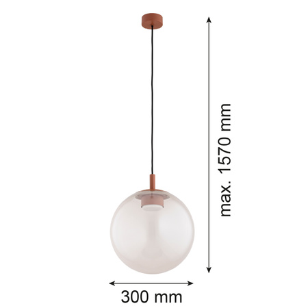 Pojedyncza lampa wisząca  SACRAMENTO (8829) - Argon