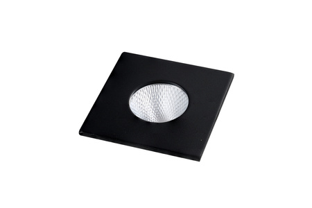 Kwadratowa lampa wpuszczana CLEAN S IP44 7W CCT SWITCH Czarna(AZ5989) - Azzardo