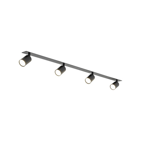 NEX BLACK 4XGU10 LAMPA SUFITOWA PODTYNKOWA (10801) - TK Lighting